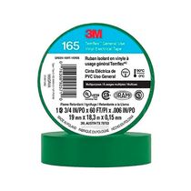Cinta Eléctrica PVC 165 19mm x 18.3m Verde | 3M