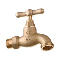 Llave Pico Manguera Pesada Bronce Manija T 1/2" | FV