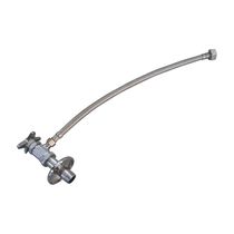 Conjunto Angular + Tubo de Abasto 16" para Lavabo | FV