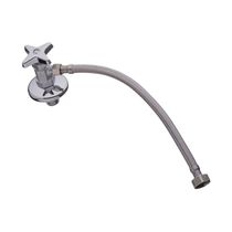 Conjunto Angular + Tubo de Abasto 12" para Lavabo | FV