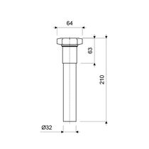 Alargue Plástico 1 1/4" para Lavabo | FV
