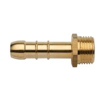 Adaptador de Latón Roscable M 1/2" a Pitón Manguera 8mm