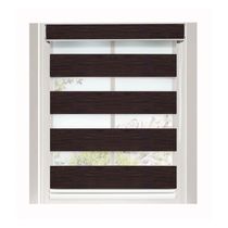 Cortina Zebra Premium Café 1.60x1.60m | Plastilisto