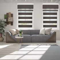 Cortina Zebra Premium Café 1.60x1.60m | Plastilisto