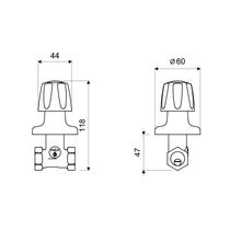 Llave de Campanola Capri Cromada | FV