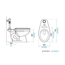 Inodoro Quantum HET Blanco E151-BL | FV