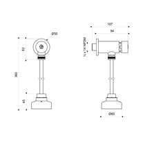 Llave Automática Ecomatic II para Urinario | FV