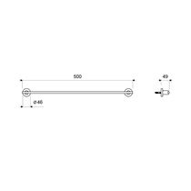 Toallero de Barra Libby 0164/39 Cromado | FV