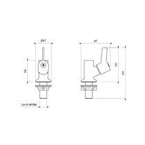 Llave para Lavaplatos Mueble Treviso Color Flex | FV