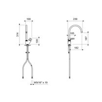 Llave para Lavaplatos Mueble Arizona | FV