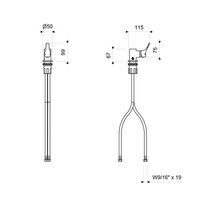Llave para Lavaplatos Mono Flow SP E511.03.03/B3E | FV