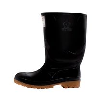 Botas de PVC Safety CP Negro/Café Talla 38 | Venus