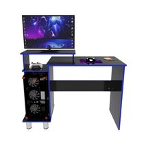 Escritorio Gamer Antílope Negro/Azul