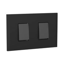 Interruptor Doble 1P 15A Negro | Bticino