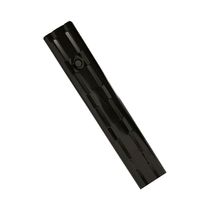 Pilar Ranurado Doble 192cm Negro | Ducasse