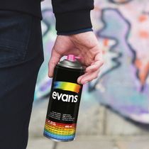 Pintura Spray Negro Mate 400ml | Evans