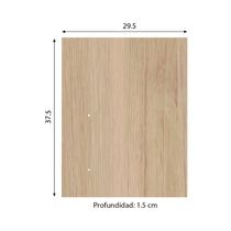 Puerta Módulo Microondas Maple 30x38cm 2 Piezas