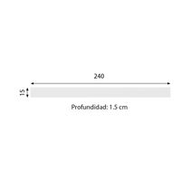Zócalo para Mueble Modular Cocina 240x15cm