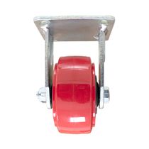Garrucha Fija Plataforma Roja 4x2" | JEM