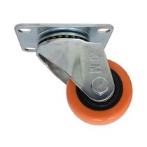 Garrucha Giratoria Plataforma Naranja 2-1/2" | JEM