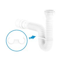 Sifón Flexible Premium Rosca 1-1/4 1-1/2 Blanco | Yetka