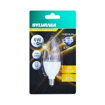 Foco LED Vela 6W Luz Cálida E12 | Sylvania