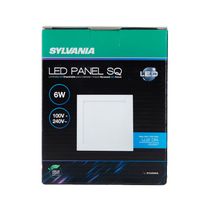 Panel LED Cuadrado Sobrepuesto 6W Luz Día | Sylvania