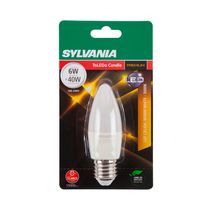 Foco LED Frosted Vela 6W Luz Calida | Sylvania