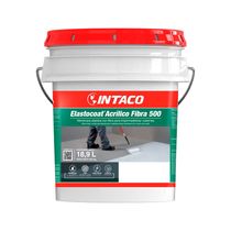 Elastocoat Acrílico Fibra 500 Gris 18.9 Litros | Intaco