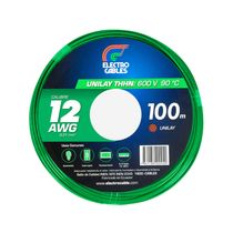 Cable Flexible THHN #12 Unilay 600V 100m Verde | Electrocable