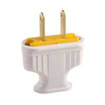 Enchufe 2P 15A 125V Blanco | Cooper