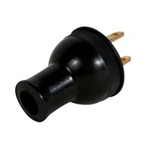 Enchufe 2P 15A 125V Negro | Cooper