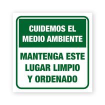 Señalética en Sintra - Cuidemos el Medio Ambiente