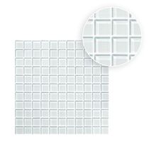 Mosaico Cristal Blanco 30x30cm para Piscina | Corona