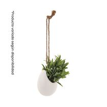 Planta de Pared Colgante Blanca 18x13x20.5cm | Atmosphera