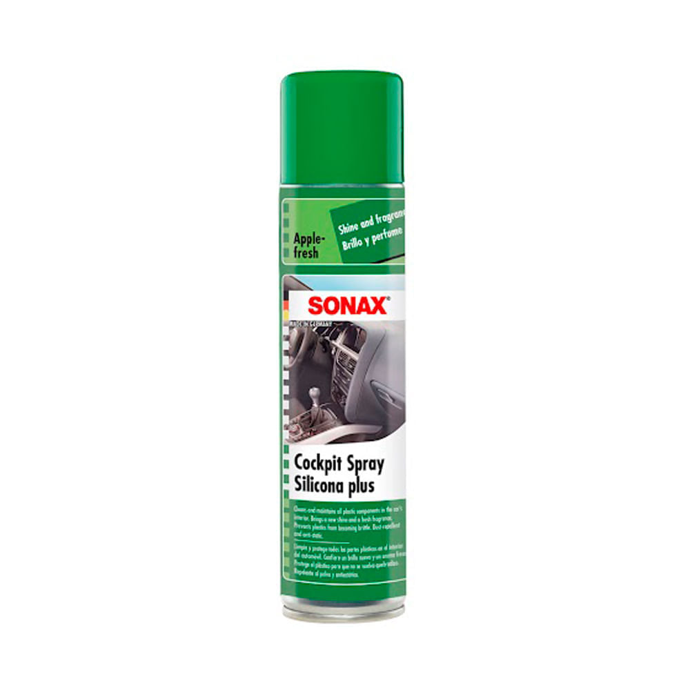 SONAX Silicona en spray con EasySpray (400 ml) lubrica, cuida y protege las  piezas de goma, plástico, madera y metal