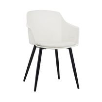 Silla Deco Soft de 57x54x83cm Blanco | Dntx