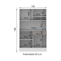 Kit Cocina Mongolia Blanco/Taupe 1 Cajón 8 Puertas