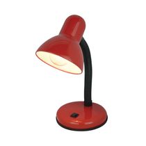 Lámpara de Escritorio E27 60W Base Roja Copa Roja | Orange