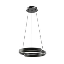 Lámpara Colgante LED 40W Circular Negro | Orange