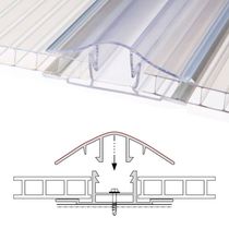 Clip Tapa Base de 2.95m de Policarbonato Opal | Brett