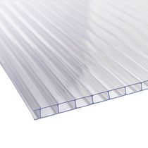Plancha Alveolar de Policarbonato 1.05x2.95m Transparente | Brett