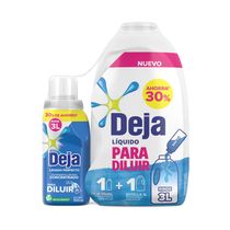 Detergente Líquido para Diluir Floral 500ml + Botella 3L | Deja