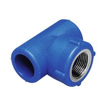 Tee K33 INS/H PPR-3 20mmx1/2" Azul Fusión | Polimex