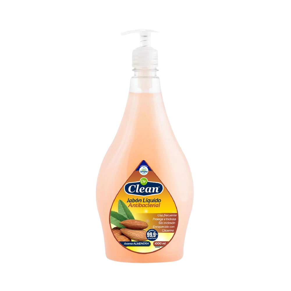 Jabón Líquido Antibacterial Almendras 1000ml Dr Clean En Promart 4654