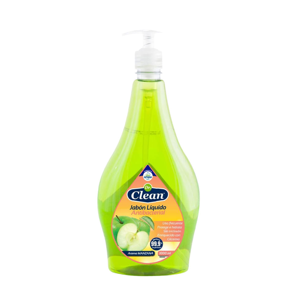 Jabón Líquido Antibacterial Manzana 1l Dr Clean En Promart 5477