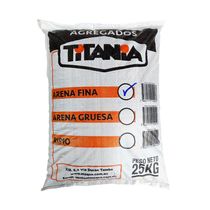 Arena Sílice Fina Maqsa 25kg | Titania