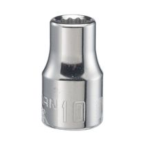 Dado Corto Cromado 1/2" 12PT-10mm | Craftsman