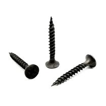 Tornillo Fino para Aglomerado Negro #6 x 1-1/4" 20und | Fijer