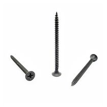 Tornillo Fino para Aglomerado Negro #6 x 2" 20und | Fijer